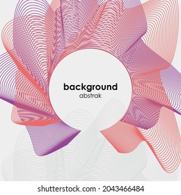 Abstract background with beautiful line art and stunning colors suitable for background