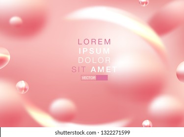 Abstract background with beautiful liquid fluid for cosmetics cream posters, business placards, covers and brochures. Eps10 vector illustration. – Vector