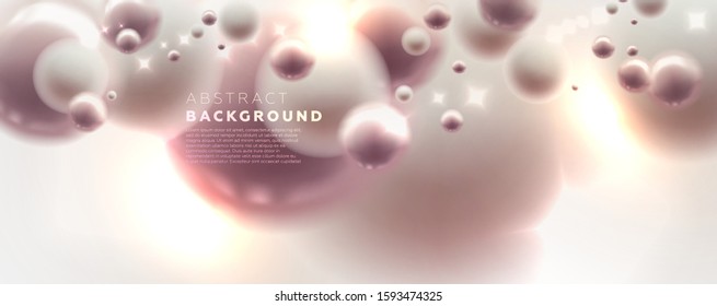 Abstract background with beautiful liquid fluid flow for trendy design posters, placards and brochures. Eps10 vector illustration.