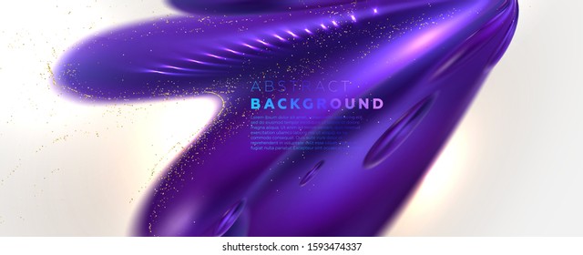 Abstract background with beautiful liquid fluid for cosmetics cream posters, business placards, covers and brochures. Eps10 vector illustration.