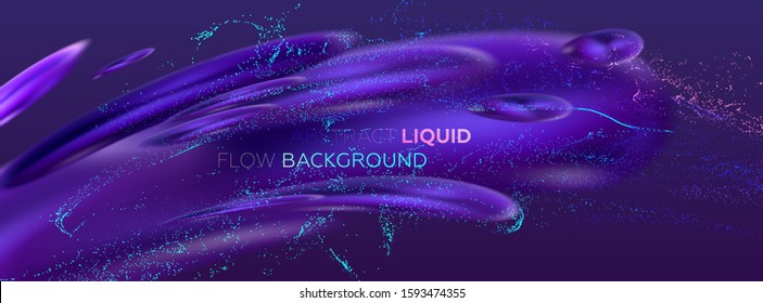 Abstract background with beautiful liquid fluid for cosmetics cream posters, business placards, covers and brochures. Eps10 vector illustration.