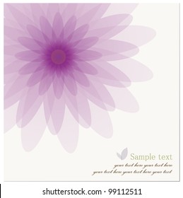 Abstract background of Beautiful Lotus Flower. Vector illustration.