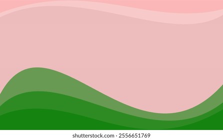 Abstract background with a beautiful mix of pink, light green and dark green