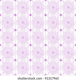 Abstract background of beautiful seamless floral pattern