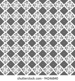 Abstract background of beautiful seamless floral pattern