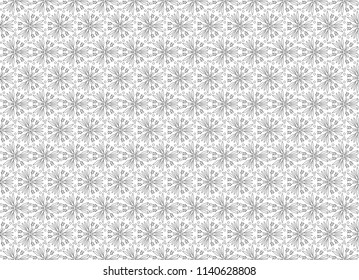 abstract background with beautiful stylized flowers and cucumbers ornament black on white. ornament for fabric decoration. ornament for tile decoration. for decoration of covers.