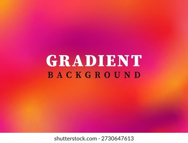 Fondo Abstractas con colores degradados que fluyen maravillosamente en tonos cálidos y brillantes.