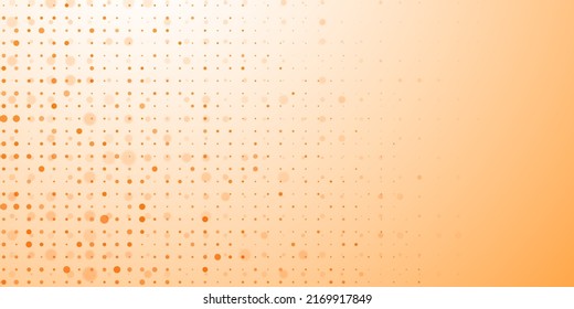 Abstract background in beige colors made of big and small dots