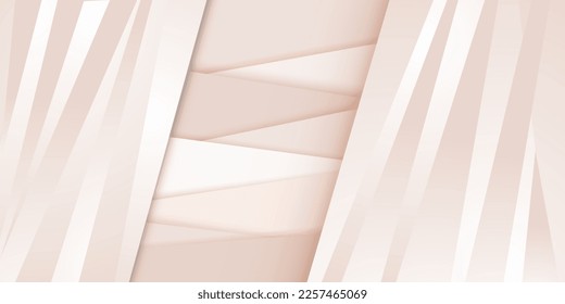 Fondo abstracto en color beige con varias superficies superpuestas con sombras