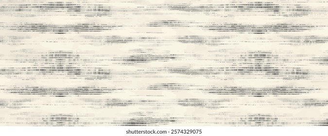 Abstract background with a beige background featuring black, textured, horizontal lines. The beige background adds a soft, neutral tone. Striped woven texture background.