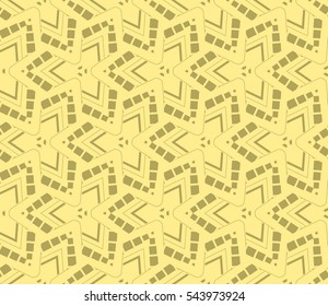 Abstract background. Beige geometric seamless pattern in modern stylish. Vector seamless pattern