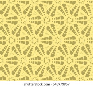 Abstract background. Beige geometric seamless pattern in modern stylish. Vector seamless pattern