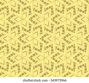Abstract background. Beige geometric seamless pattern in modern stylish. Vector seamless pattern