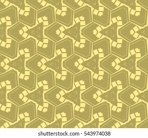 Abstract background. Beige geometric seamless pattern in modern stylish. Vector seamless pattern