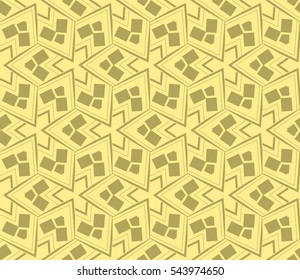 Abstract background. Beige geometric seamless pattern in modern stylish. Vector seamless pattern