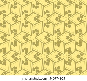 Abstract background. Beige geometric seamless pattern in modern stylish. Vector seamless pattern