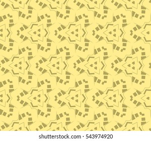 Abstract background. Beige geometric seamless pattern in modern stylish. Vector seamless pattern