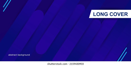 Abstract background with bight line. Dark blue Vector background with round line. horizontal abstract design template backdrop.