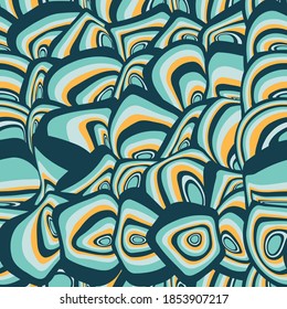 Abstrakter Hintergrund in Birkentönen. Farbige Oberfläche. Optische Illusion von Raumverzerrung. Vektorgrafik. EPS - 10