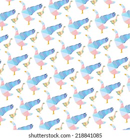 Abstract  background with birds