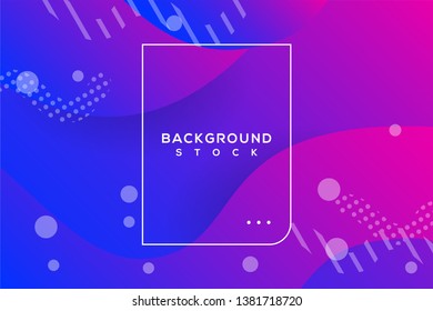 abstract background with bklue & red gradient. curvy, wavy, fluid, flowing, irregular shapes. suitable for background, landing page, wallpaper, home screen, theme. vector eps 10
