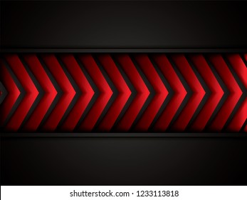 Abstract background, black arrows, vector illustration