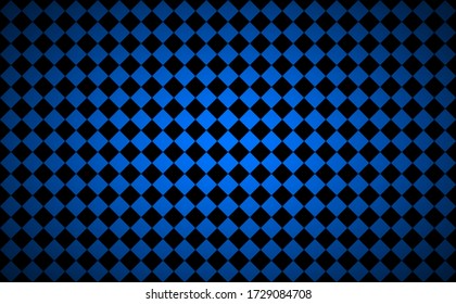 Abstract background with black and blue squres. Modern vector mosaic pattern. Simple illustration