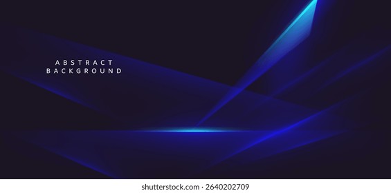 Abstract background in black and dark blue tones, perfect for use as a background for design, digital media, or any project that requires a modern look.