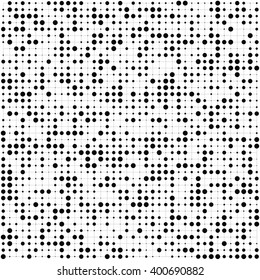 Abstract Background with Black Dots