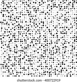 Abstract Background with Black Dots