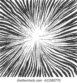 Abstract background Black dots to the center. Black, white. Zebra