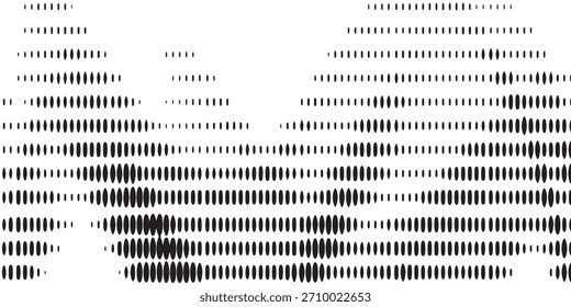 Fondo Abstractas con puntos negros - Vector de valores. Básico efecto de puntos semitono en color blanco y negro. Efecto semitono. Punto medio tono. Medio tono blanco negro. decoración abstracta
