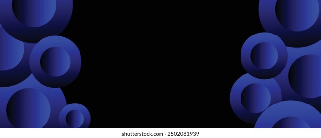 Fondo Abstractas Elementos geométricos negros. Vector ilustración gráfica.