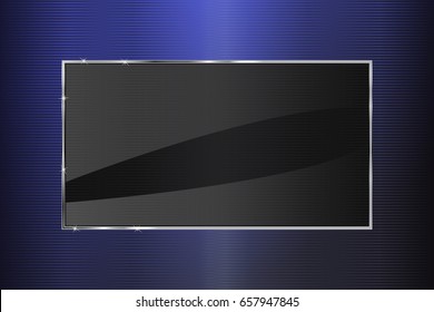 Abstract background, black glossy banner.