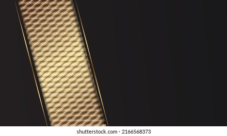 abstract background, black and gold