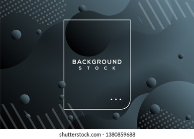 abstract background with black gradient. curvy, wavy, fluid, flowing, irregular shapes. suitable for background, landing page, wallpaper, home screen, theme. vector eps 10