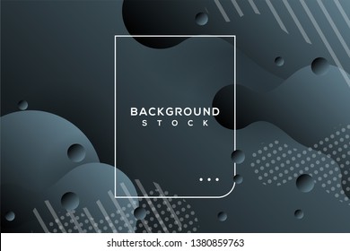 abstract background with black gradient. curvy, wavy, fluid, flowing, irregular shapes. suitable for background, landing page, wallpaper, home screen, theme. vector eps 10