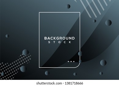 abstract background with black gradient. curvy, wavy, fluid, flowing, irregular shapes. suitable for background, landing page, wallpaper, home screen, theme. vector eps 10