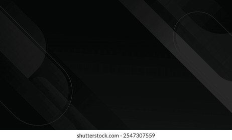 Fondo abstracto Gradiente negro Fondo de pantalla moderno futurista