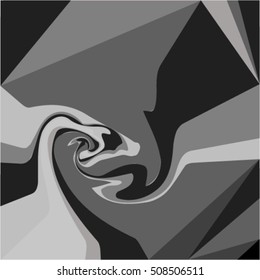 abstract background in black and gray colors, vector illustration