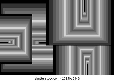 Abstract background with black gray gradient geometric concept, shape puzzle dimension