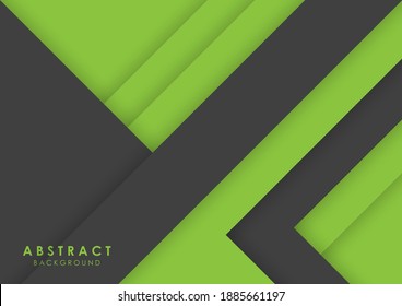 Abstract background black and green modern design