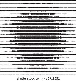 Abstract background with black halftone lines. Vector Illustration