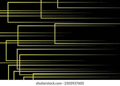 Abstract background black, horizontal lines modern colorful illustration