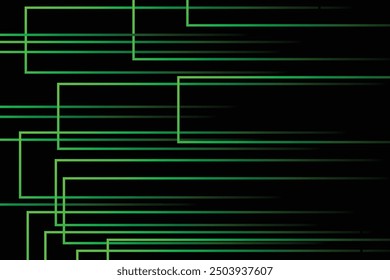 Abstract background black, horizontal lines modern colorful illustration