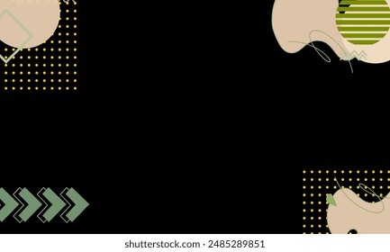 fondo abstracto con fondo negro. Moderna Plantilla Abstractas Nueva Diseño Corporativa Presentación de negocios. Cartel de promoción de marketing. El diseño del certificado se ve moderno y elegante. Poste