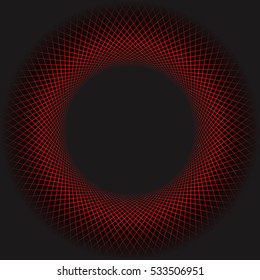 Abstract background with black and red line