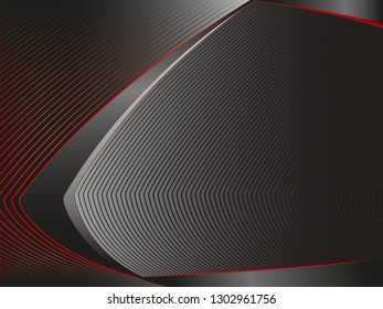 abstract background of black and red lines