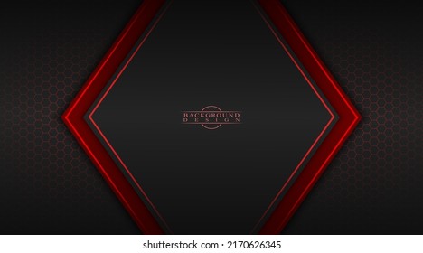 fondo abstracto, negro con placa roja