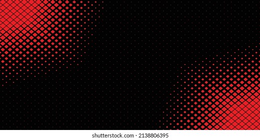 Abstract background black and red square